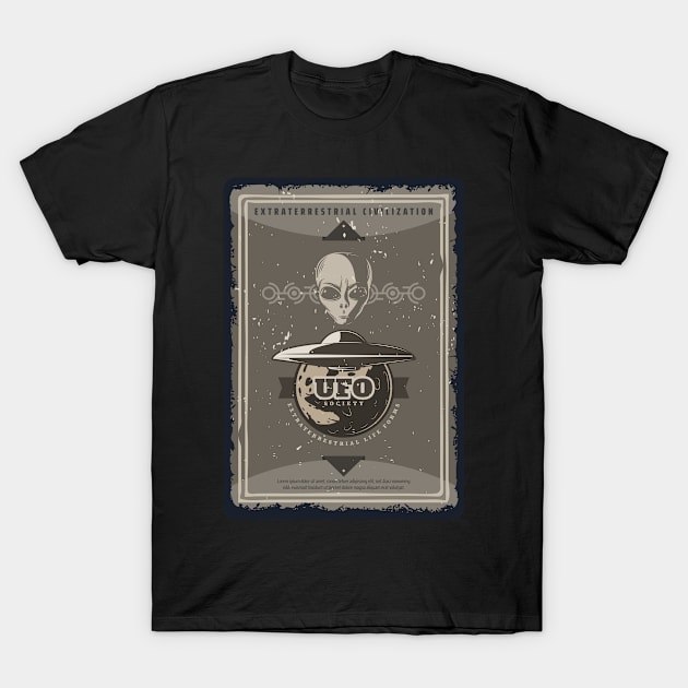 ufo T-Shirt by Vine Time T shirts